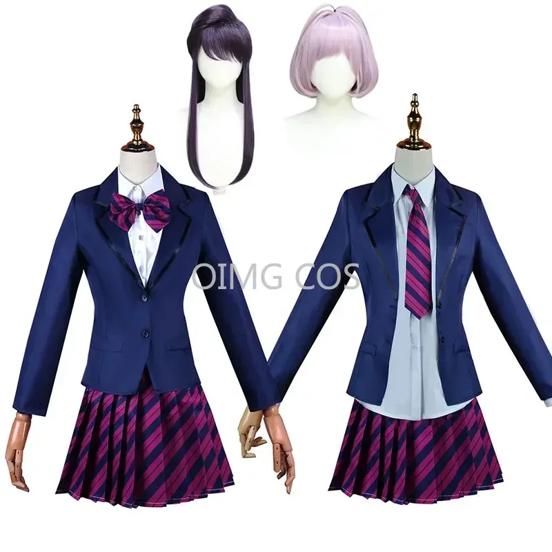 Komi Can't Communicate Komi Shoko Osana Najimi Cosplay Costume Outfits Shirt Tie Short Wig Neck Women Anime Uniform Halloween