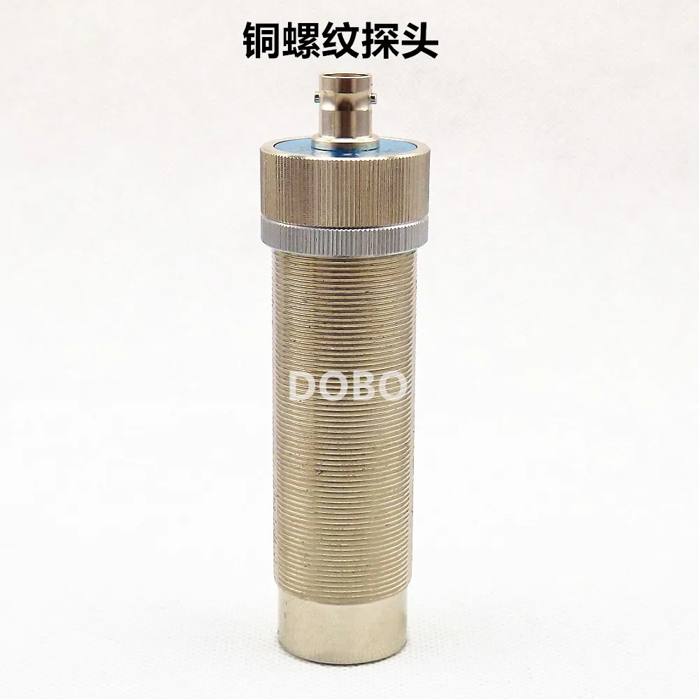 Ultrasonic Straight Probe Core Copper Thread Flushing Probe Flaw Detector Steel Plate Nondestructive Testing Transducer