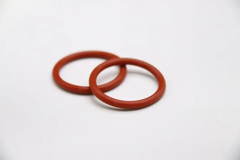 10pcs Red VMQ Silicone Ring Gasket CS  CS 2mm OD 8 ~ 65mm O Ring Rubber Seal pressure cooker o-ring food high temperature gasket