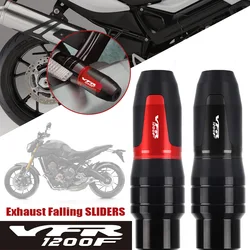 FOR HONDA VFR1200F 2010-2016 2015 2014 2013 2012 Motorbike CNC accessories Exhaust Frame Sliders Crash Pads Falling Protector