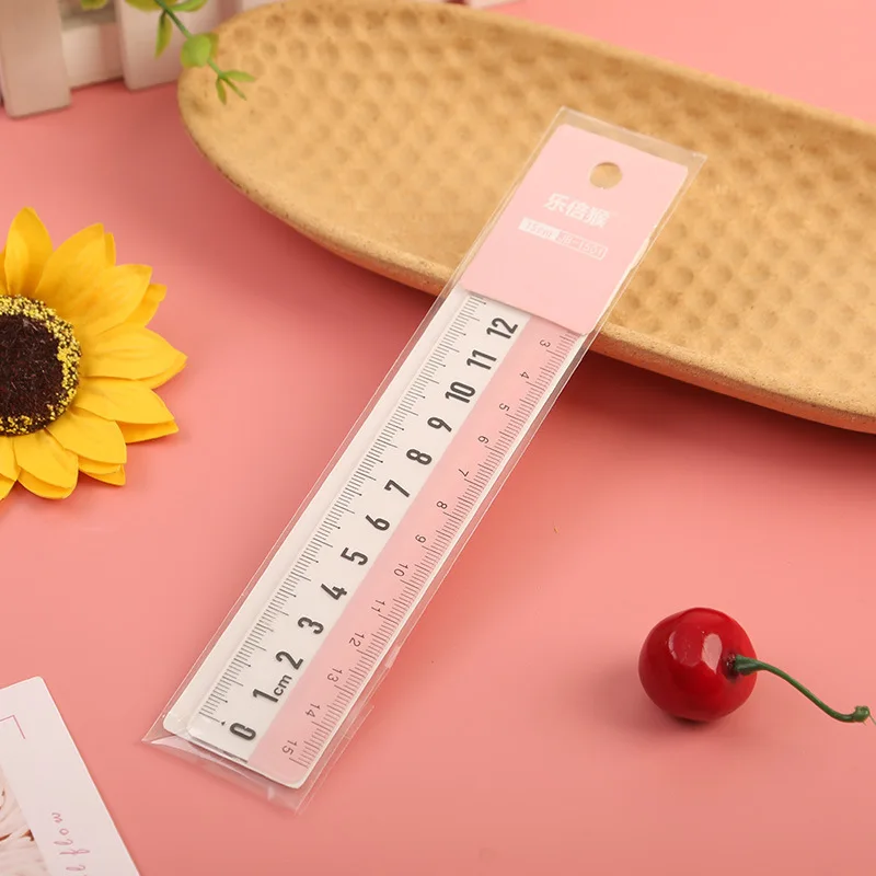 Best Selling 15Cm Plastic Big Digital Custom Straight Ruler for School Supply