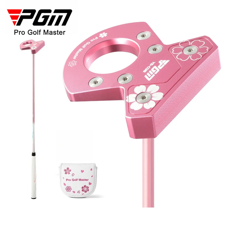 PGM Golf Clubs Women Zero Torque Putter Automatic Balance Stable Forging Aluminum Low Center of Gravity with Ball Picking TUG091