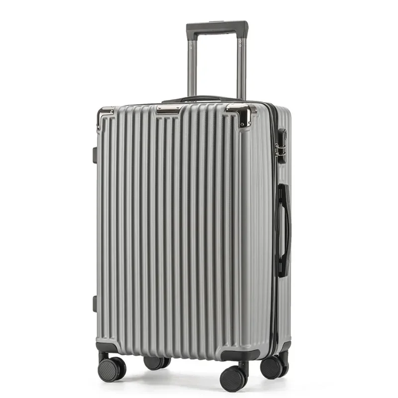 Aluminum Frame Suitcase Men's Durable Password Luggage Small 20-Inch Boarding Suitcase 24-Inch Student Trolley Case