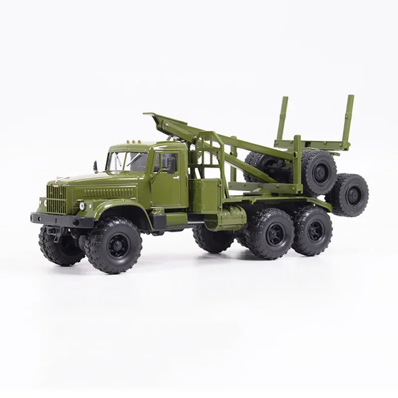 

Diecast Alloy 1:43 Scale Soviet Kras Wood Transport Vehicle KRAZ-255L1 Forest Guardian JGRN054 Model Collection Toy Gift Souveni