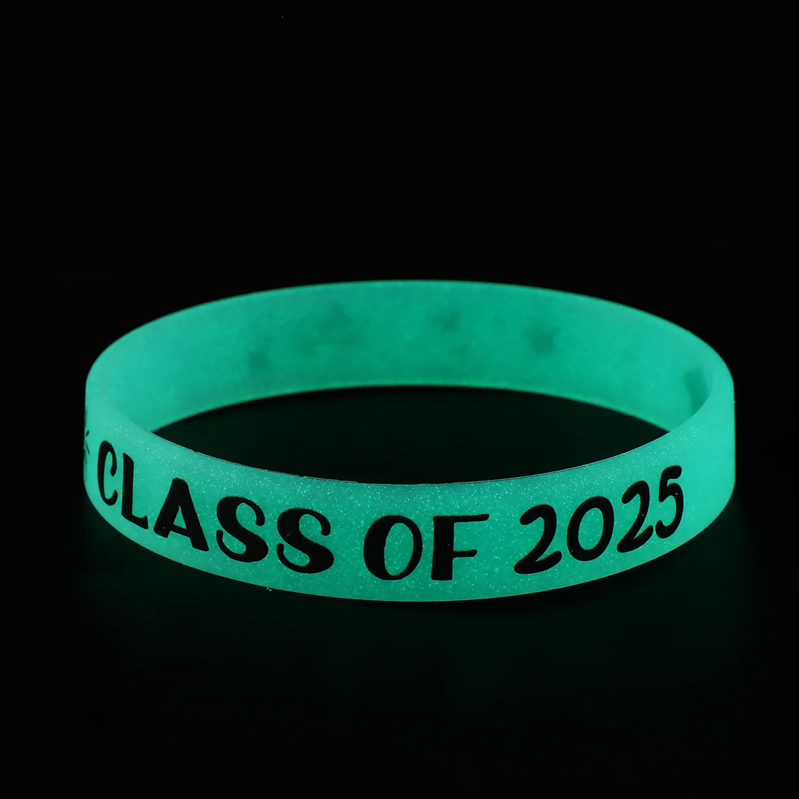 Bracelet de remise de diplôme, bandes extensibles qui brillent dans le noir, Bracelet de saison en Silicone pour enfants