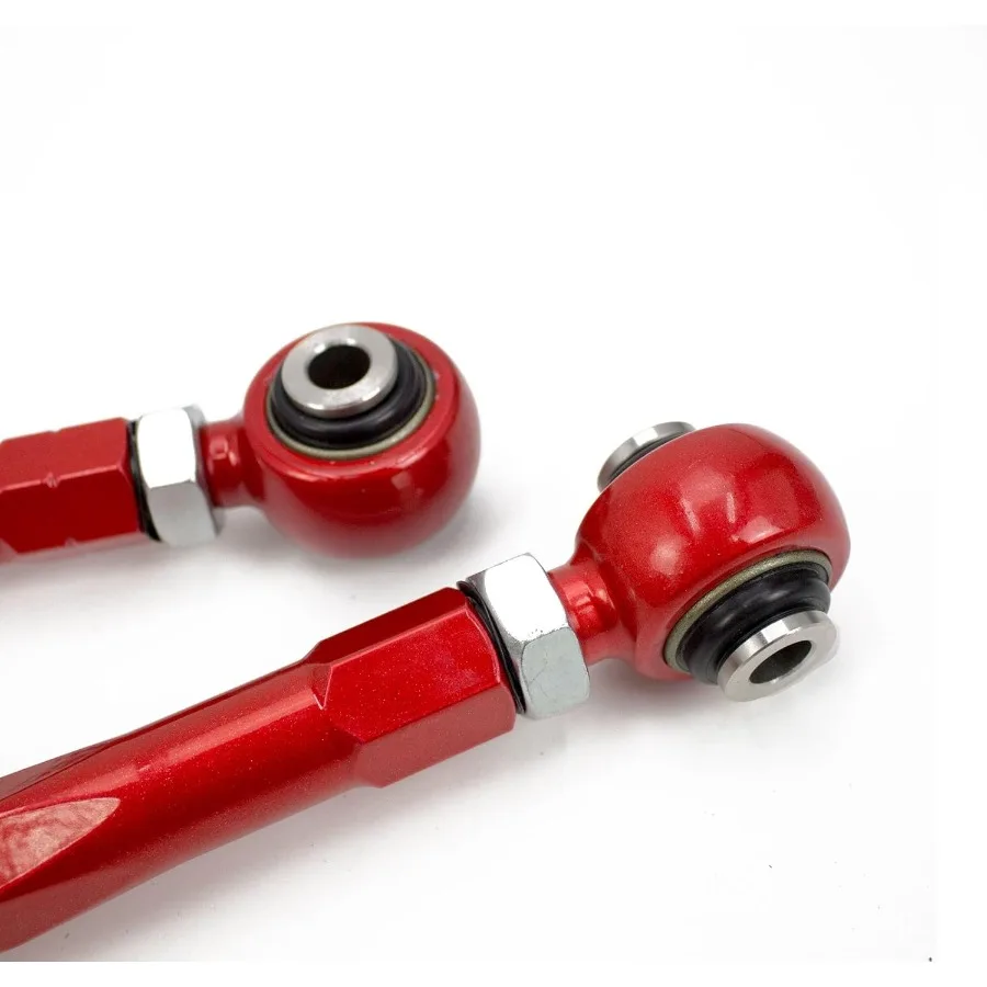 調整可能なトウリアフォワードラテラルアーム（球面ベアリング付き）2個セット、車両のアライメントと安定性を向上、理想的な選択肢