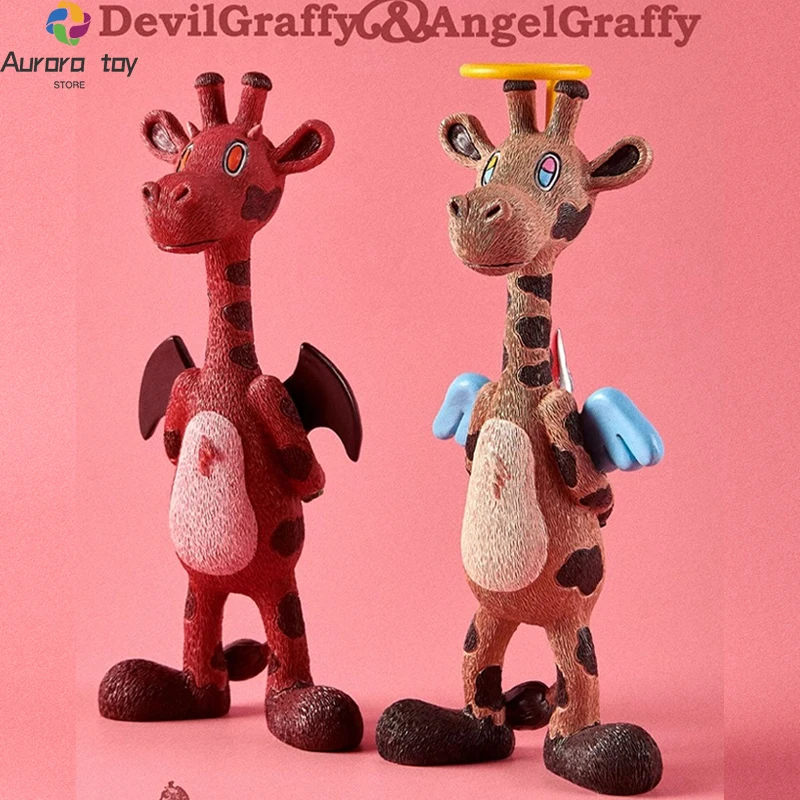 Graf Action Figure Flowers And Revenge Series Angel Devil Giraffe Large Trendy Toy Ornament Sculpture Figure Birthday Gift