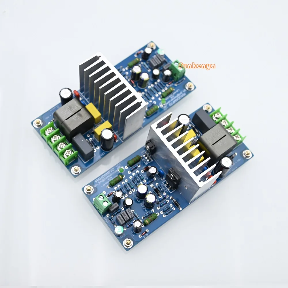 1 Pair Finished Digital Power Amplifier Board 200WX2 IRS2092 L20D IRAUDAMP7