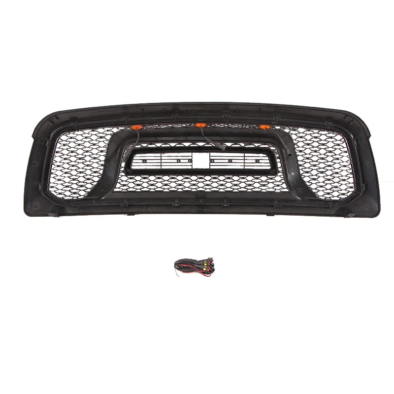 Replacement Mesh Grille+Shell+Amber LED Fit For 2010-2019 Dodge RAM 2500