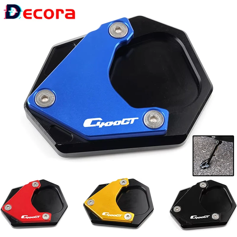 

For BMW C400GT C400 GT C 400 GT CNC Motorcycle Accessories Foot Side Stand Extension Pad Plate Kickstand Enlarger