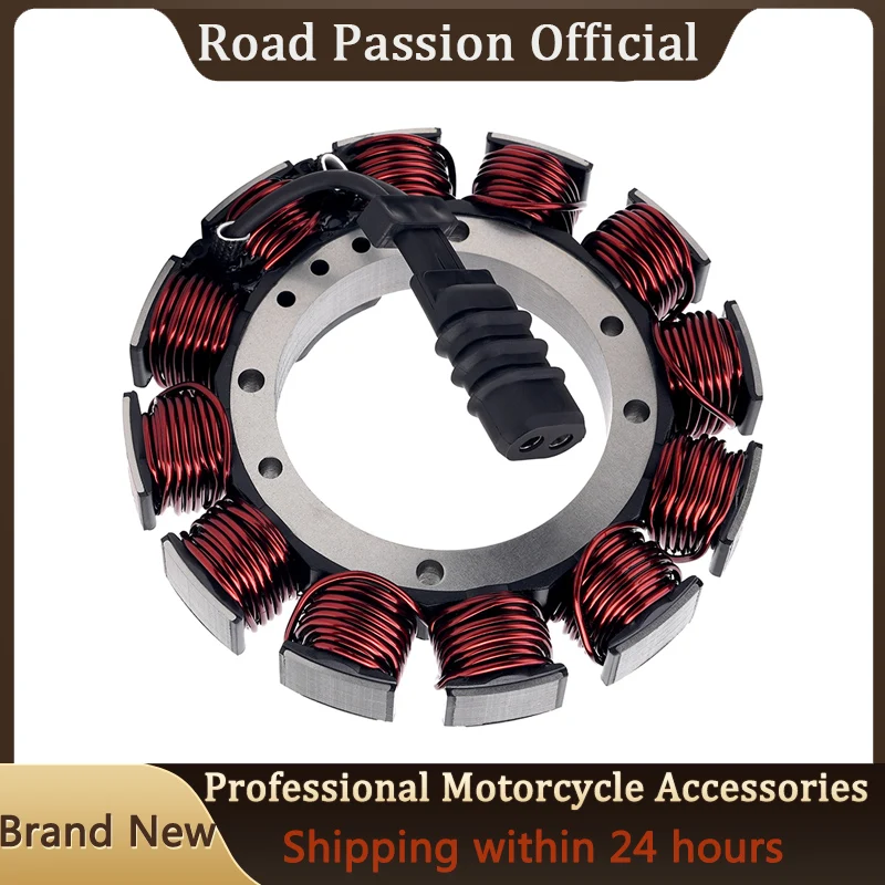 

Motorcycle Generator Stator Coil For Harley Dyna FXDB Electra Glide FXDC FLHTC FLHT Low Rider FXLR FXDL FXRS Road King FLHR