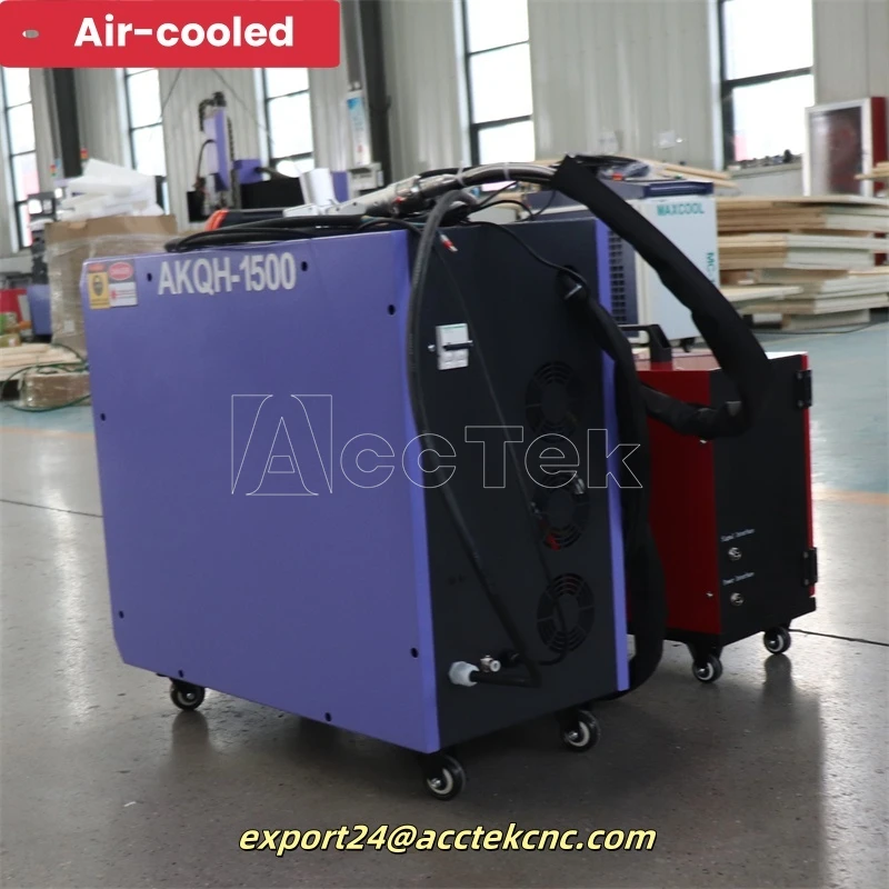 Air-Cooled Portable Laser Welding Machine Handheld Laser Welding Machine 1100W 1200w Laser Welding Cutting Machine For 3mm Metal