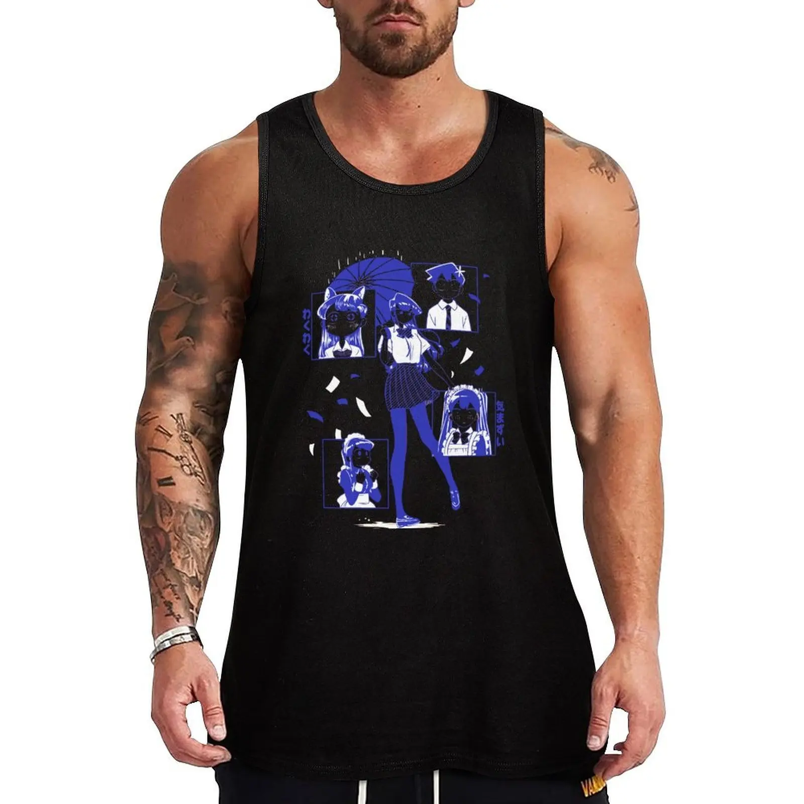 

Komi san - Komi can't communicate Tank Top Loose Fit Tank Top Casual Daily Sleeveless Summer Top