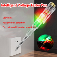 New Intelligent Induction Power Voltage Detector Pen Voltmeter 6-250V Circuit Tester Electrical Screwdriver Indicator Tool