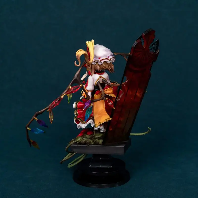 23cm Touhou 프로젝트 Flandre 스칼렛 뱀파이어 게임 소녀 그림 모델 동상 소년 컬렉션 데스크탑 장식 장식품 장난감 선물