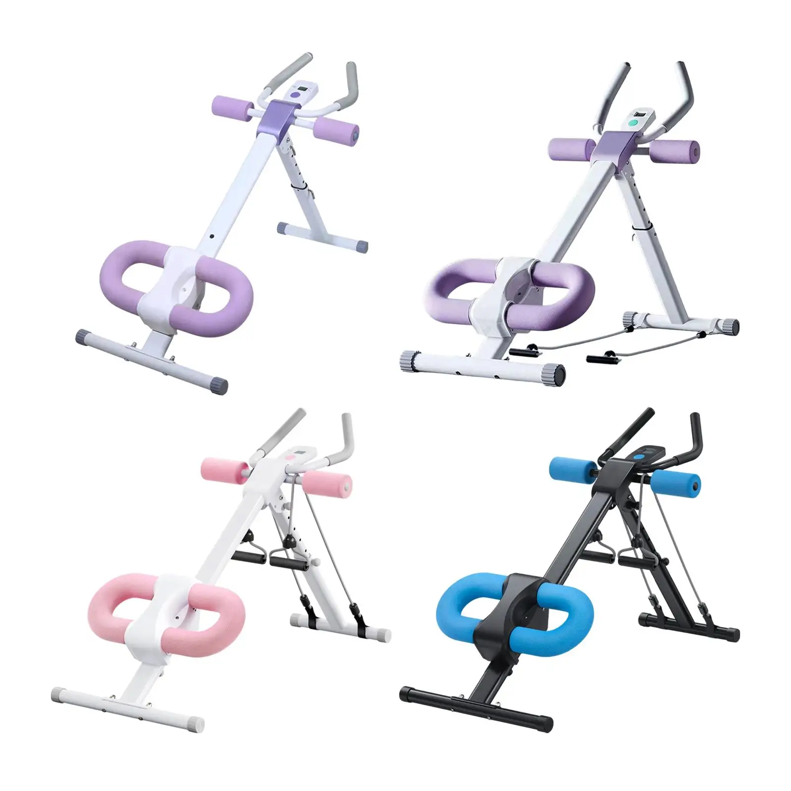 Máquina Ab para gimnasio en casa para hombres y mujeres Máquina de entrenamiento Ab trituradora plegable