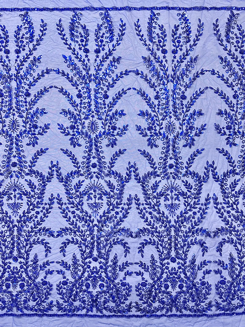 Tessuto di pizzo con perline di paillettes africane di lusso 2025 Sposo di alta qualità Matrimonio nigeriano Ricamo da sposa Tulle francese Cucito