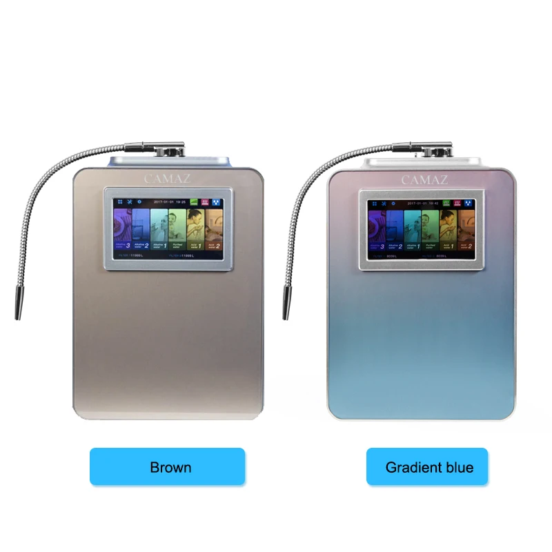 CAMAZ Alkaline Water Ionizer Manufacturer 8 Plates Hydrogen Alkaline Ionized Water Purifier Alkaline Water Ion