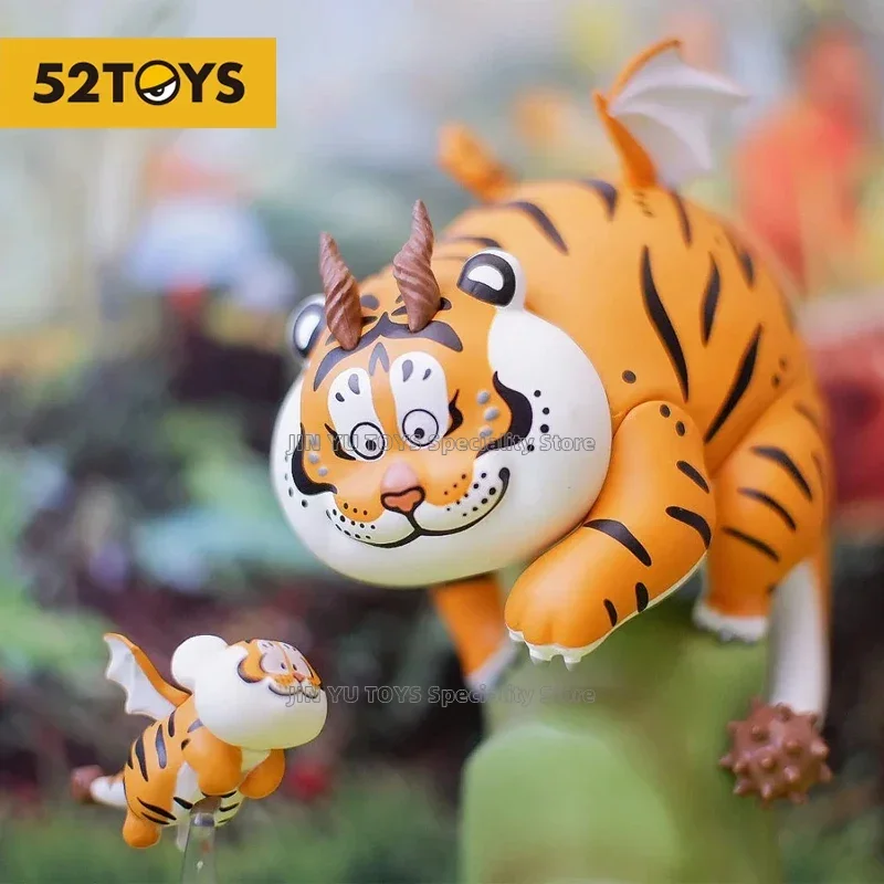 52TOYS Variety Fat Tiger 2 Series Surprise Box Toys Model Cute Trendy Anime Figure Ornaments Collection Girls Birthday Gifts