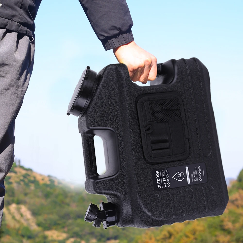 

13-литровый резервуар для воды с отсоединяемым краном для экстренных ситуаций, для походов, кемпинга и домашнего использования