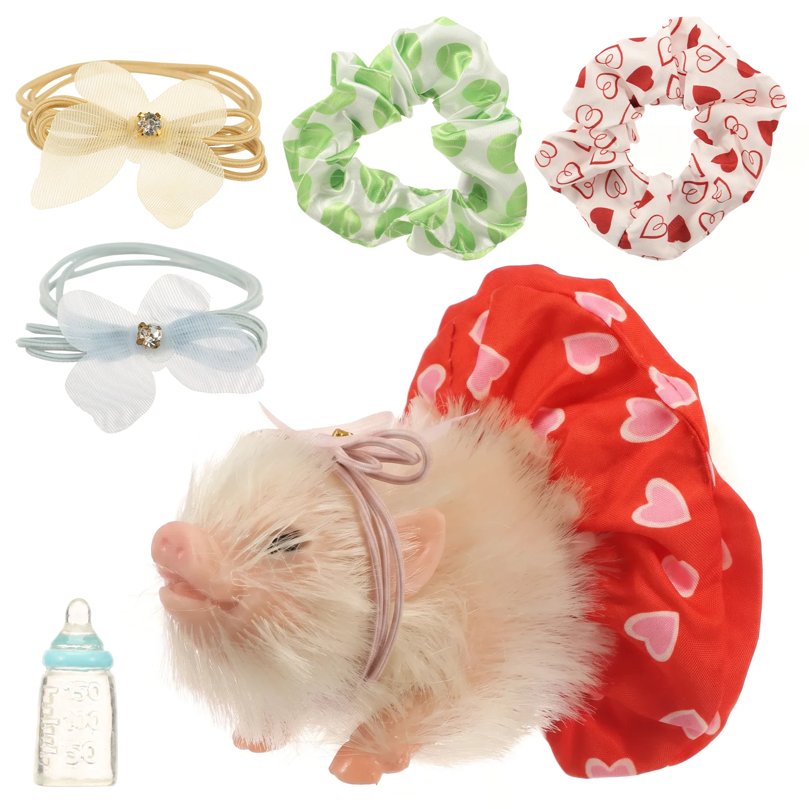 Reborn Baby Doll Silicone Realistic - Poupée de cochon en silicone, réaliste,