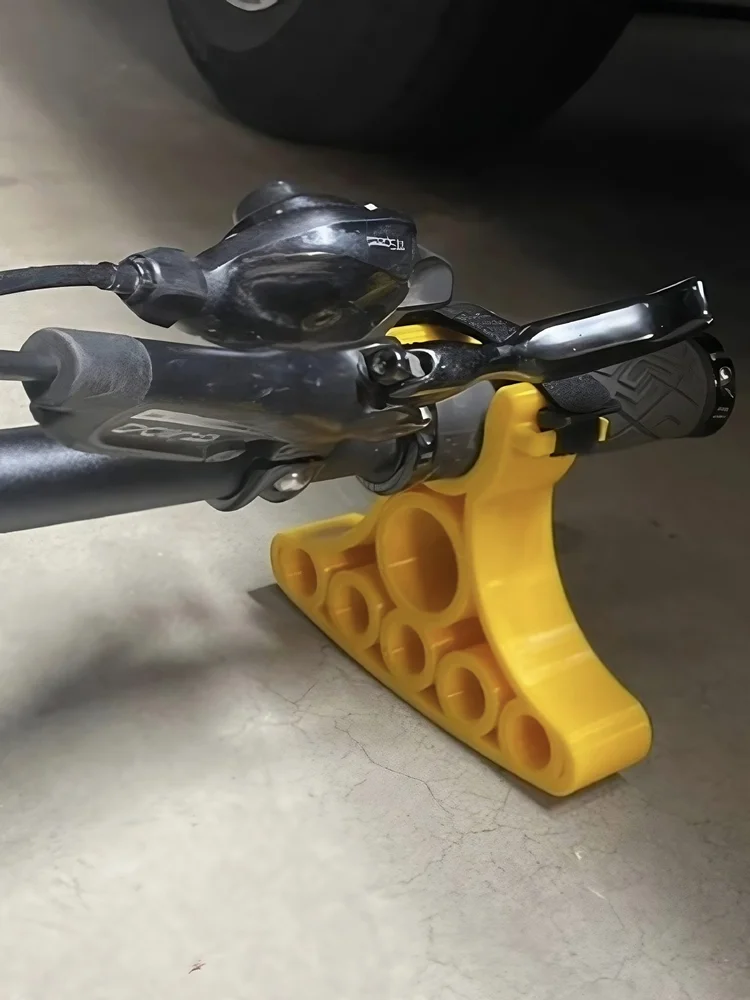 AliExpress NONE 2pcs Bicycle Repair Stand Handlebar Holder Durable Plastic Structure With Stable Grip Upside Down Parking, Outdoor Maintain Tool