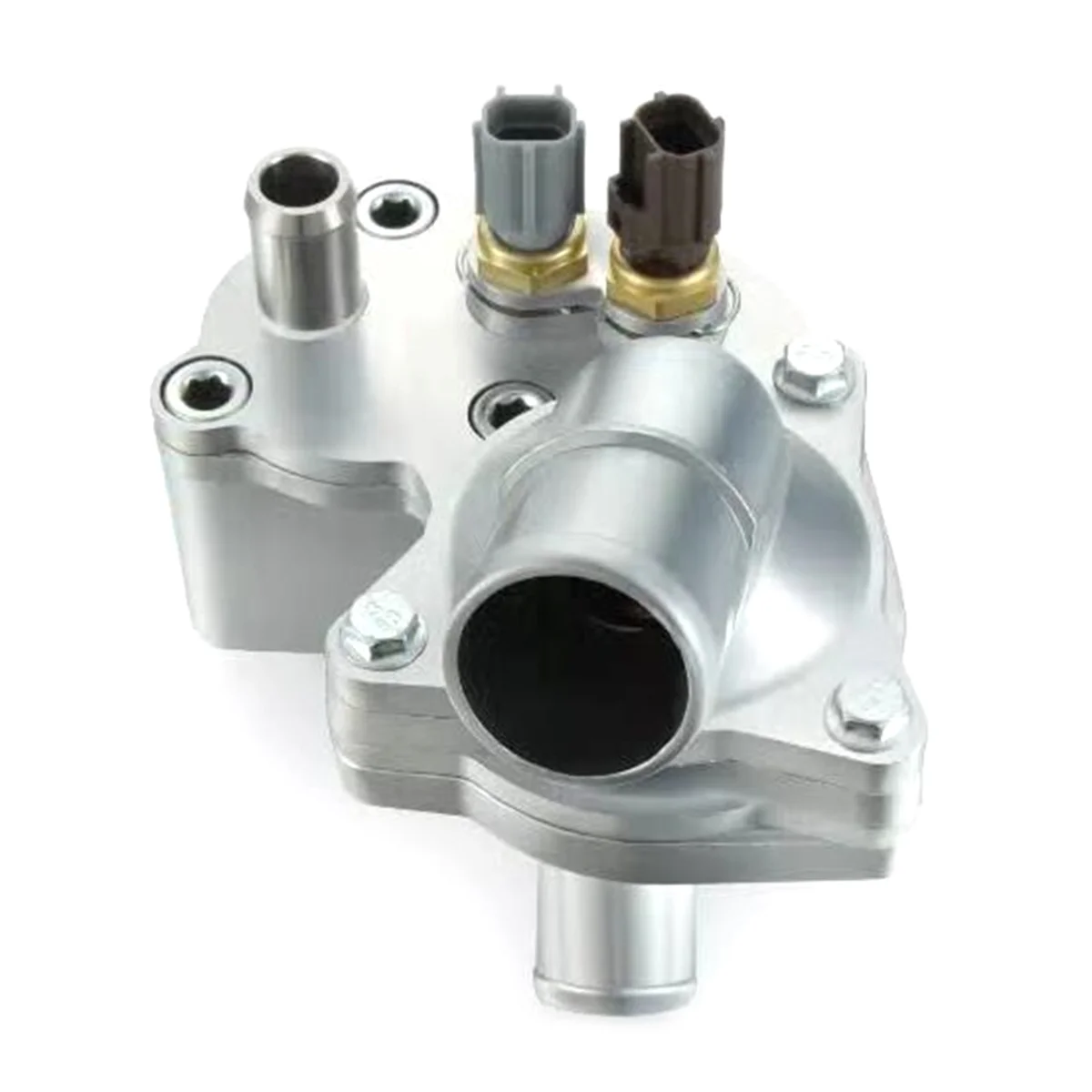 

5R3E-8A586-CB Aluminum Thermostat Housing Assembly with Dual Sensors for Ford Mustang 4.0L NA 2005-2010
