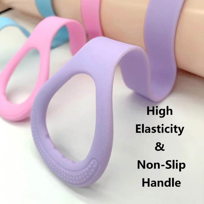 Figure-8 Resistance Band Yoga Chest Expansion Pilates Shoulder and Back Strengthening Elastic Cord Portable Fitness Equipment