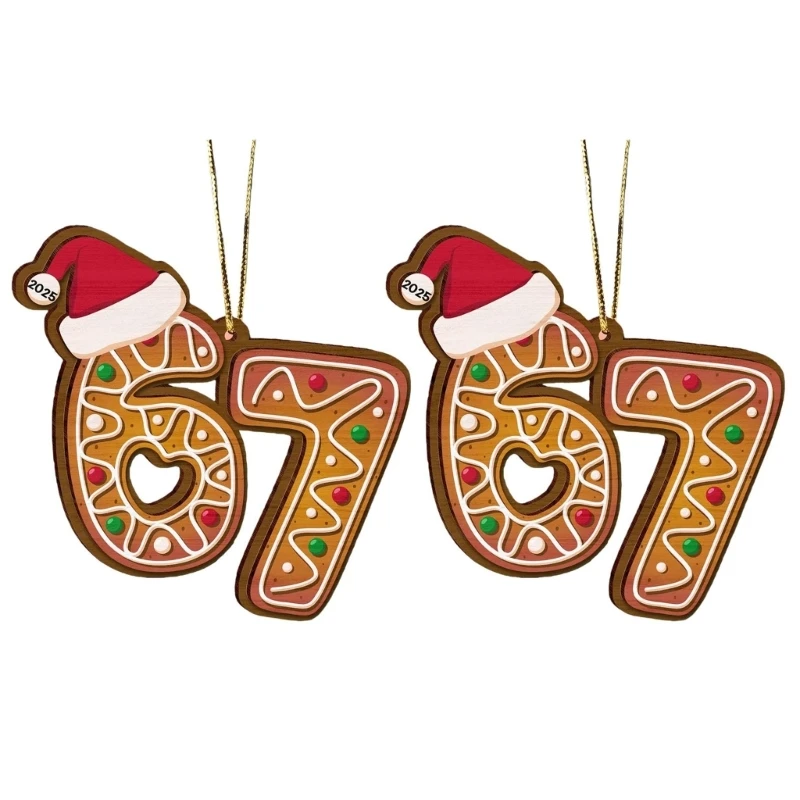 

Небьющиеся 67 форменных акриловых рождественских украшений юмористические декоративные аксессуары для показа подарков