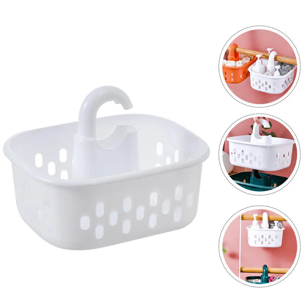 1Pcs Bathroom Storage Basket Multi-Function Hand-Held Versatile Basket for Shampoo Toiletries Bath Balls Organizing Container