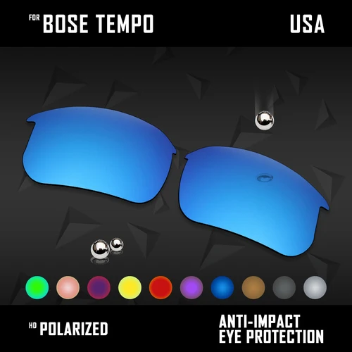 Reemplazos de lentes polarizadas OOWLIT para gafas de sol Bose Tempo BMD0011 - Multi colores