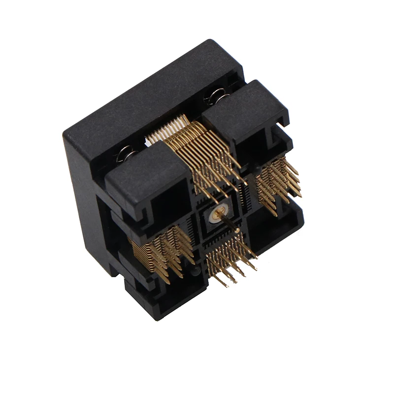 Test seat qfp80, high temperature resistant, 12x12mm programming adapter, 0.5 spacing size