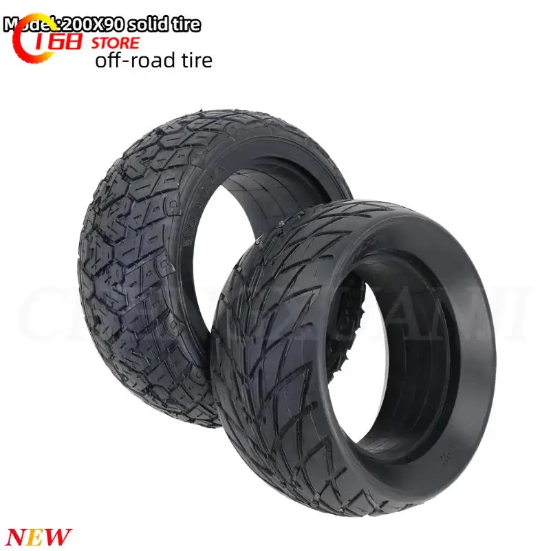 200x90 explosion-proof and durable solid tires are suitable for electric scooters balance bikes and non inflatable tires