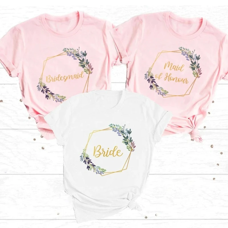 Bachelorette Party Shirts Bachelorette Party T Shirts Bride & Bridesmaid T Shirt Newly Married Tee Bridal Party Wedding Tshirts