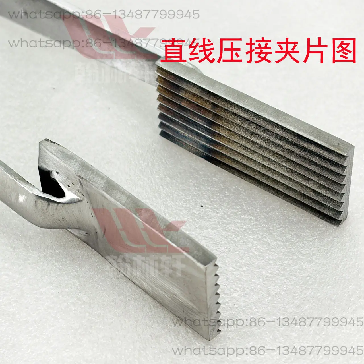 ---- Straight Line Crimping Blown Glass Linear Clamp Line Clamping Kiln Blowing Clamp
