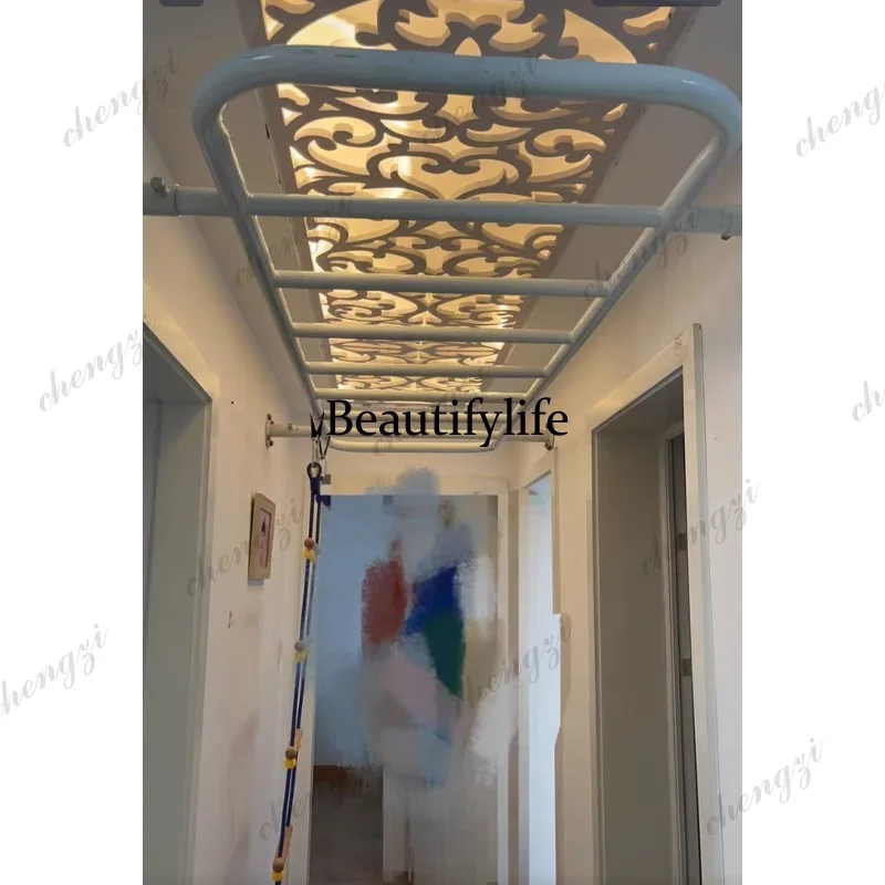Indoor Fitness Ladder Corridor Aisle Climbing Frame Body Fitness Sensory Integration Exercise Pull-up Stretching Exercise