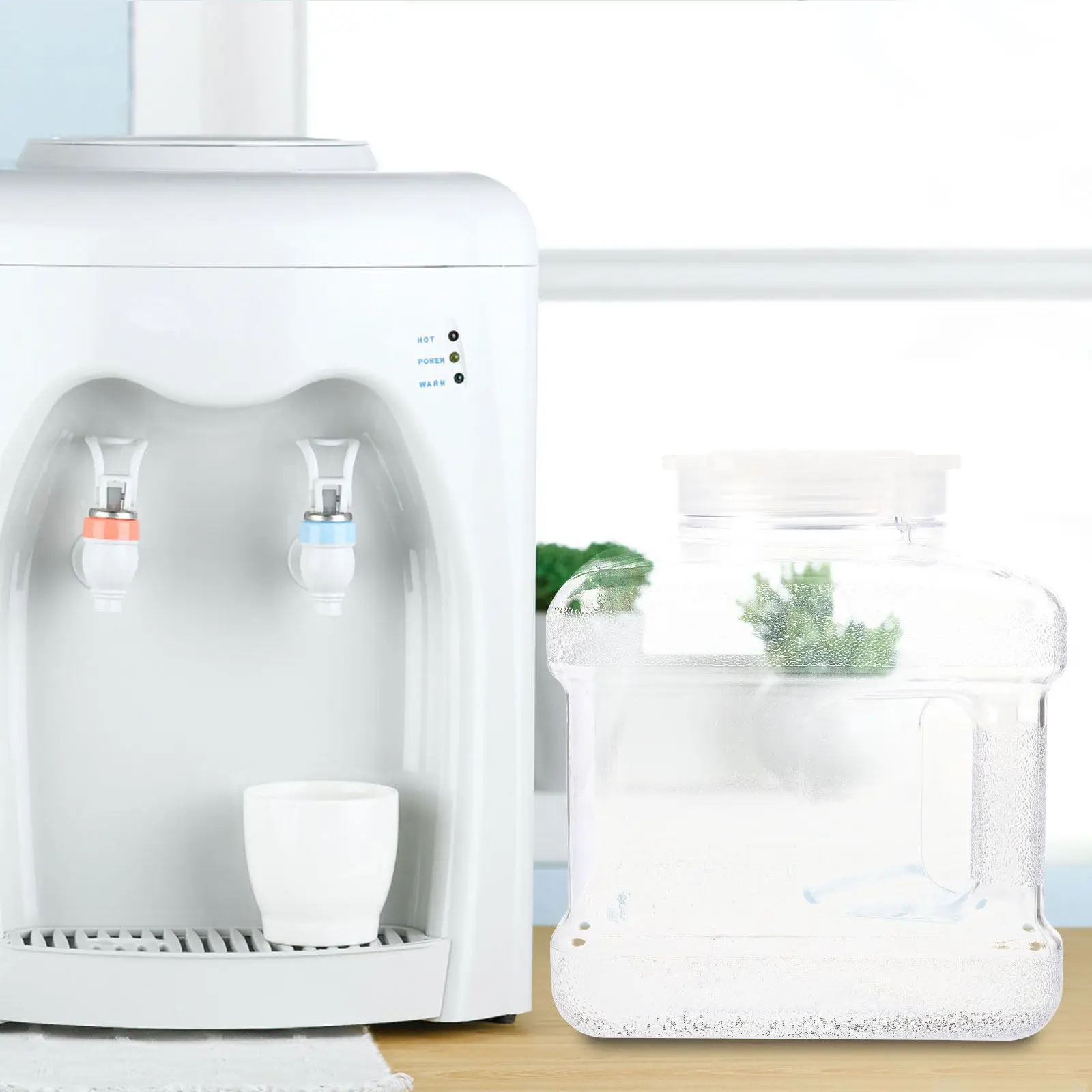 

Прочный контейнер для воды, непроливаемое легкое ведро с эргономичной ручкой для активного отдыха, кемпинга и повседневного использования