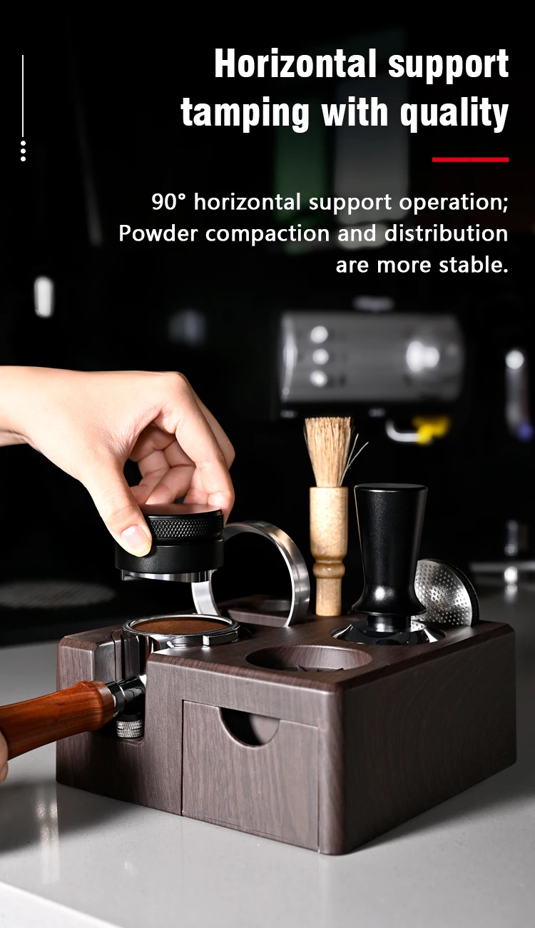 Kaffee Tamper Station Siebträger Halter 51mm 54mm 58mm Universal Für Delonghi Breville Espresso Zubehör Barista Werkzeug – Detail 7