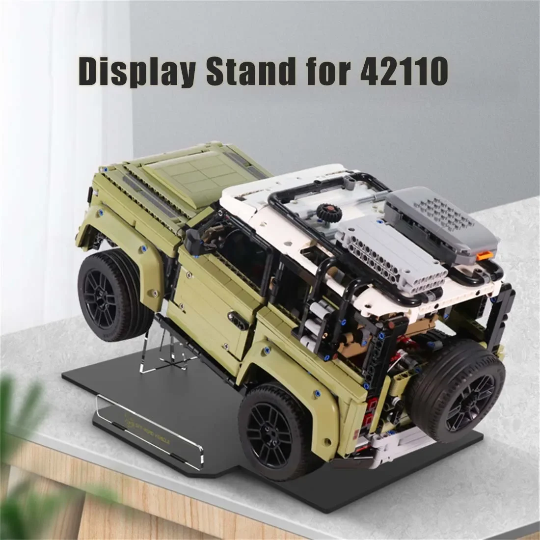 Acrylic Display Stand for Lego 42110 Tech Land Rover Defender 42110 Building Blocks Display Stand Only Decorative Shelves