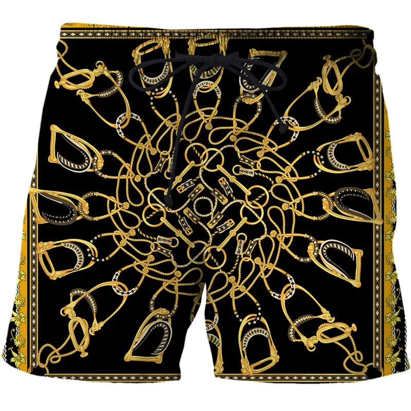 Neue Sommer 3D-Druck Luxus Strand Freizeit kleidung Mode Männer Frauen Shorts plus Größe S-7XL Streetwear Hosen Cargo Shorts Männer Tiki