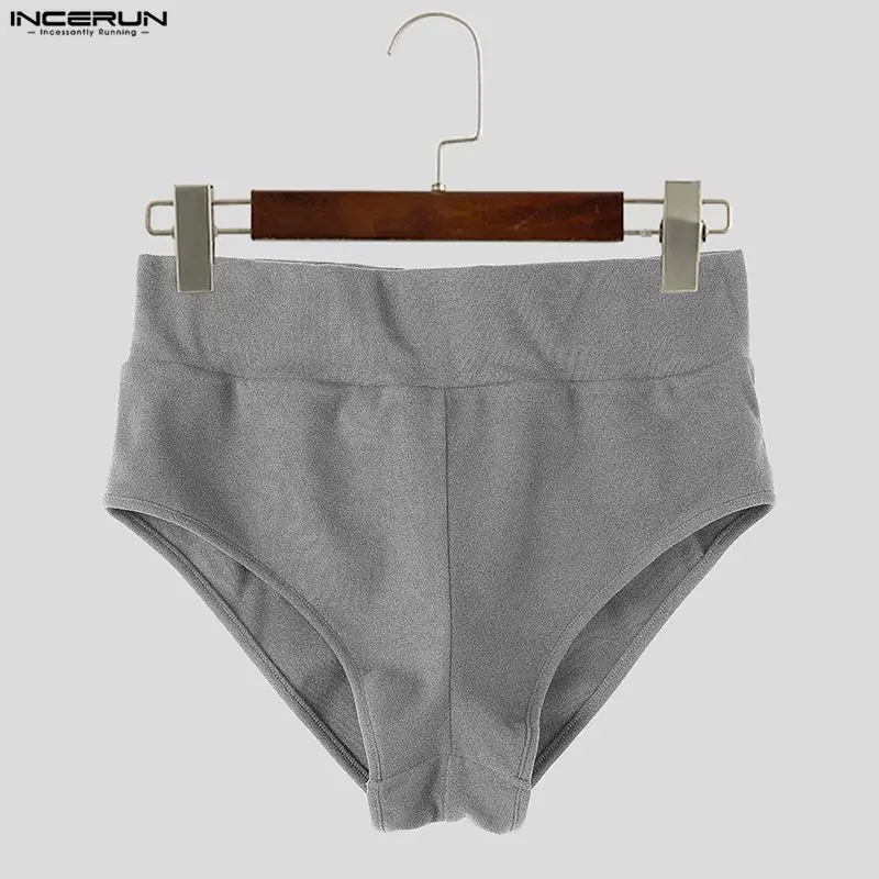 INCERUN Men Shorts Solid Color Elastic Waist Joggers Summer Casual Men Bottoms Sexy 2026 Leisure Workout Shorts For Man Homewear