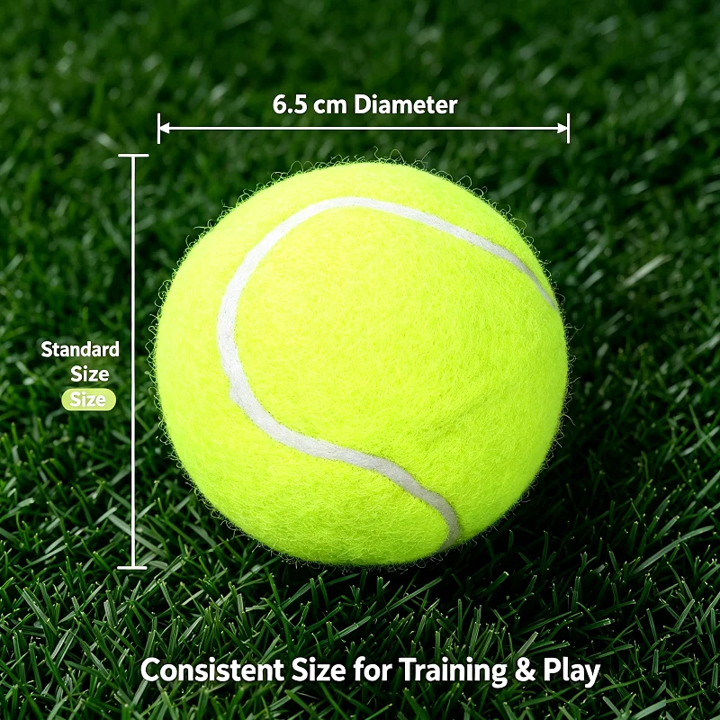 1/3/5PCS Tennis Balls Set High Elastic Felt Surface Wear Resistant Outdoor Play FOR Dogs & Beginner Training WANGQ01