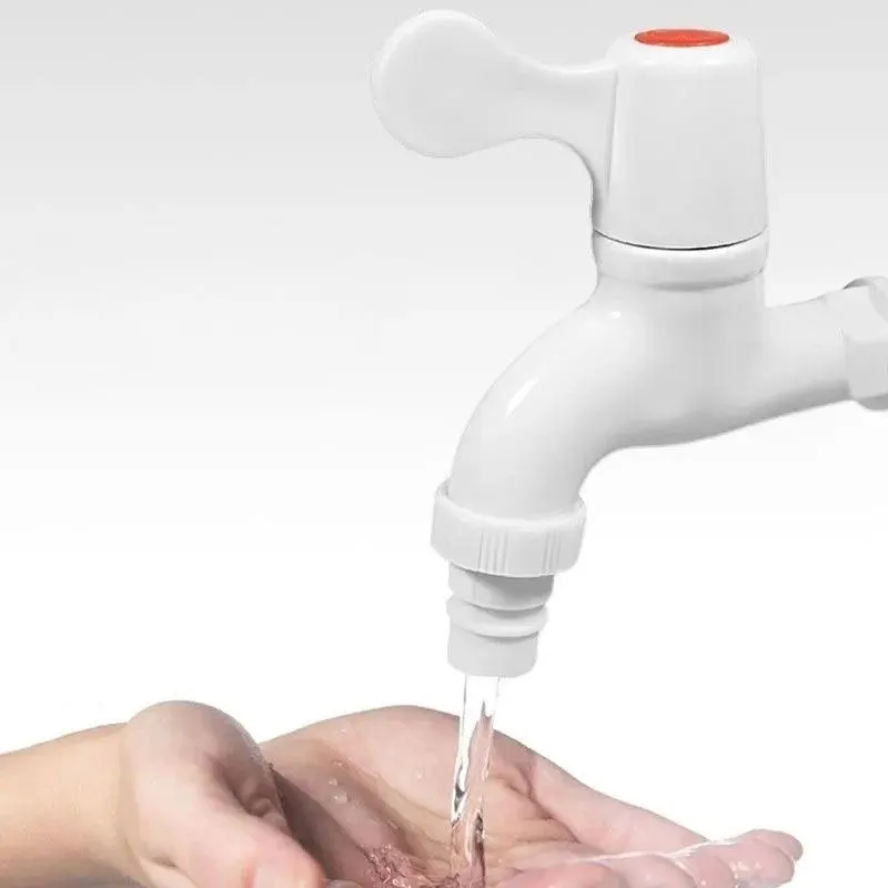 صنابير الحمام صنبور حوض الاستحمام البلاستيك مياه الحنفية بالوعة الحمام صنبور الموضوع حديقة الري موصل اكسسوارات الحمام