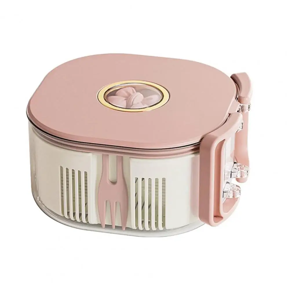 Rotating Berry Rinser for Strawberries Multifunctional Fruit Washing Bowl with Strainer Fork Portable for Berries for Vegetables