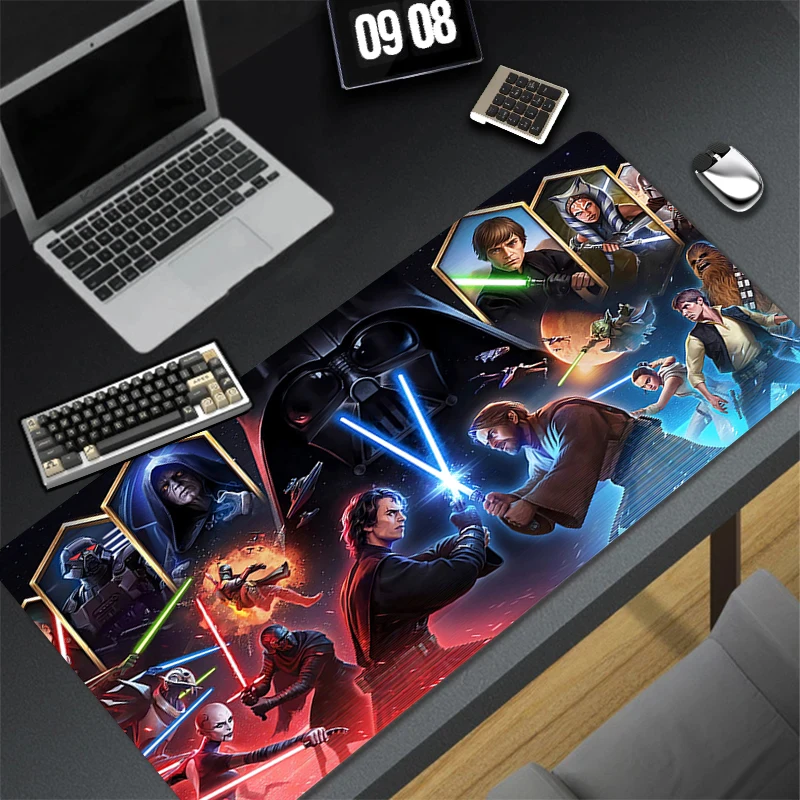 

Luke Skywalker Anime Mouse Pad Computer Star Wars Gaming Keyboard Rug Laptop Cool Gamer Cabinet Mousepad XXL Desk Mat New Carpet