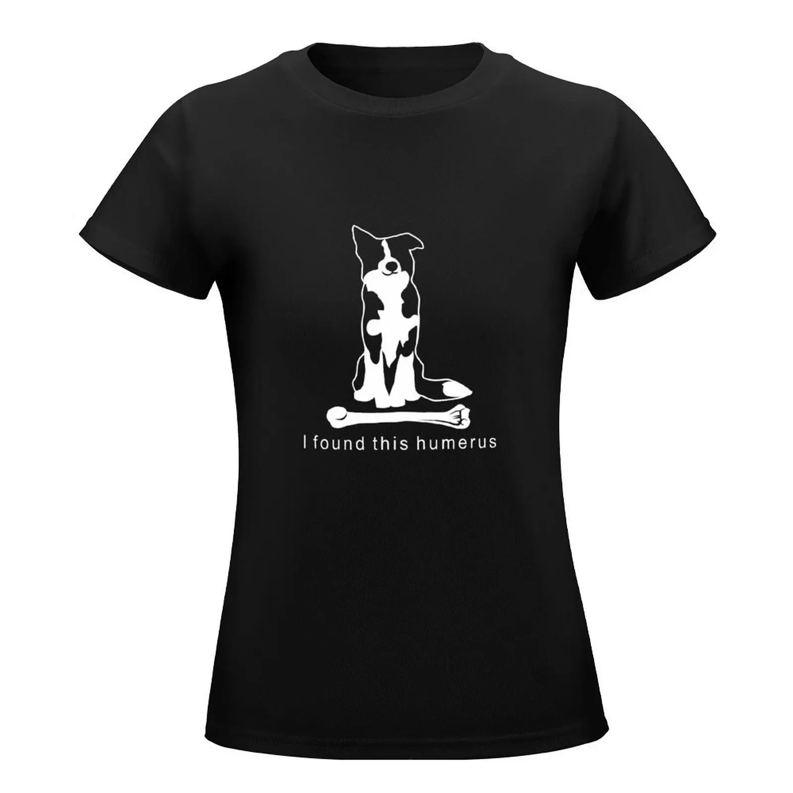 I found this humerus | Border Collie | NickerStickers? on Redbubble T-Shirt hippie clothes t-shirts for Women loose fit