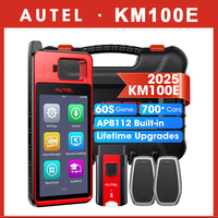 Autel MaxiIM KM100E Key Fob Programming Immobilizer Tool 2PCS Autel IKEY for 60s Key Generation OBD IMMO Key Learning on 99% Car