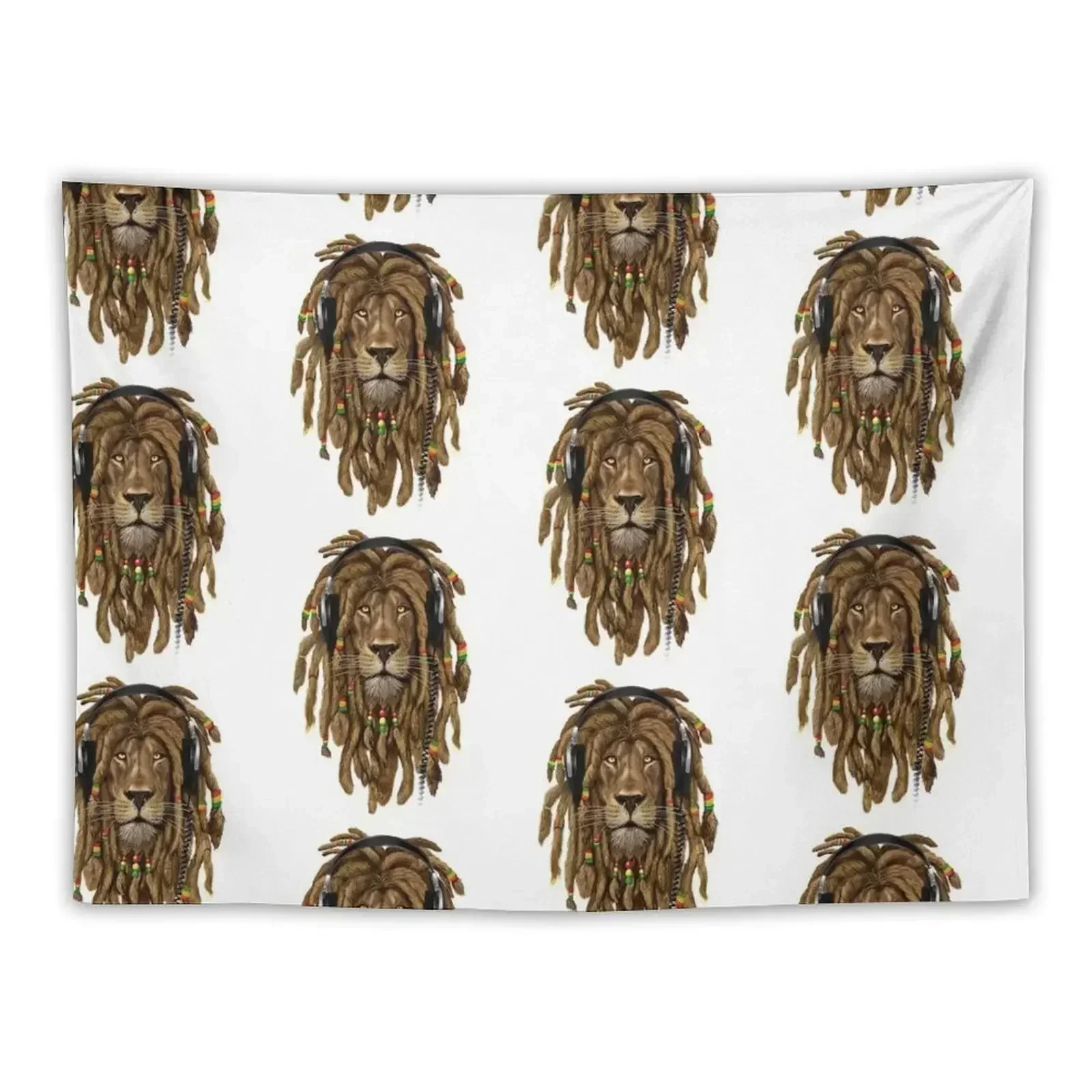 

Rastafari Lion for Reggae Lover Tapestry Art Mural Bedrooms Decor Tapestry