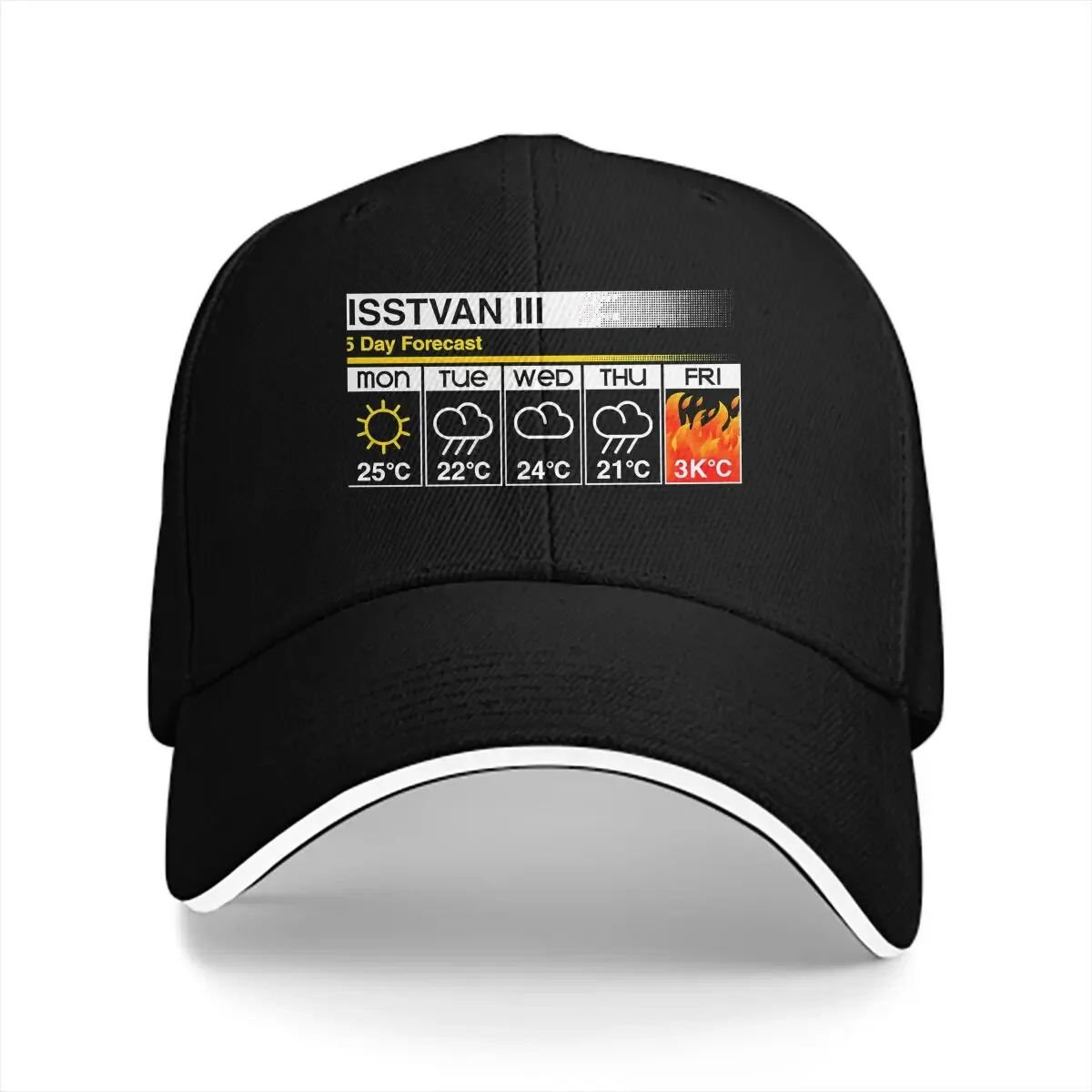 Summer Cap Sun Visor Grim Forecast Classic Hip Hop Caps Meme Cowboy Hat Peaked Hats