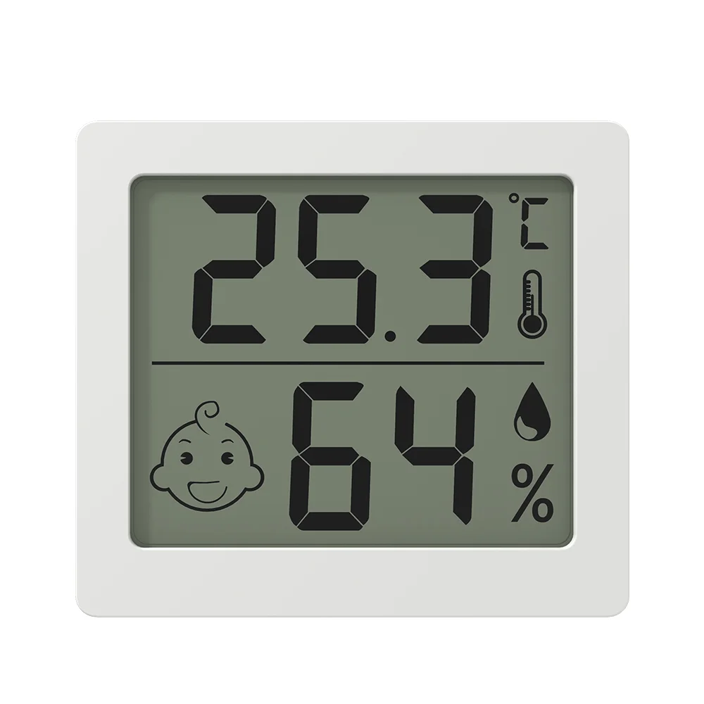 

Home indoor temperature and humidity meter electronic temperature and humidity meter with bracket